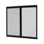 VEVOR RV Screen Door Protector, 571.5 x 508 mm Door Grille, Easy to Install and Disassemble, Reinforced Breathable Protective Mesh, Aluminum Alloy Camper RV Entry Protector for Pet Protection, Black