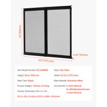 RV Screen Door Protector 22.5 x 20 inch Door Grille Easy to Install Disassemble