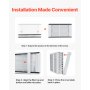 Air Filters MERV 11 Electrostatic Pleated HVAC Furnace Filter 2-Pack 16 x 28 x 4