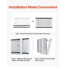 VEVOR 16 x 28 x 4 Furnace Filter, MERV 13 HVAC Ac Filters,12-Month Electrostatic Pleated Air Conditioner Filters, 2-Pack (Actual Size: 16.34 x 27.76 x 3.98 Inch) for Capturing Dust, Smog, Pet Dander