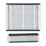Air Filters MERV 16 Electrostatic Pleated HVAC Furnace Filter 2-Pack 20 x 25 x 4
