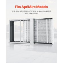 Air Filters MERV 16 Electrostatic Pleated HVAC Furnace Filter 2-Pack 20 x 25 x 4