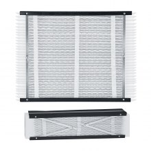 VEVOR 20 x 25 x 4 Furnace Filter, MERV 16 HVAC Ac Filters,12-Month Electrostatic Pleated Air Conditioner Filters, 2-Pack (Actual Size: 20.47 x 25.20 x 3.98 Inch) for Capturing Dust, Smog, Pet Dander