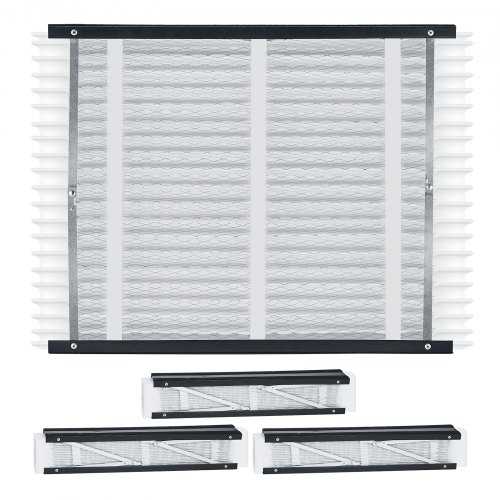 Air Filters MERV 11 Electrostatic Pleated HVAC Furnace Filter 4-Pack 20 x 25 x 4