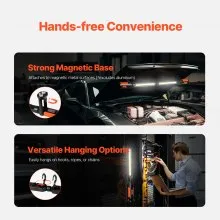 Underhood Work Light 1450LM 4400mAh LED Magnetic Work Light Rechargeable Battery