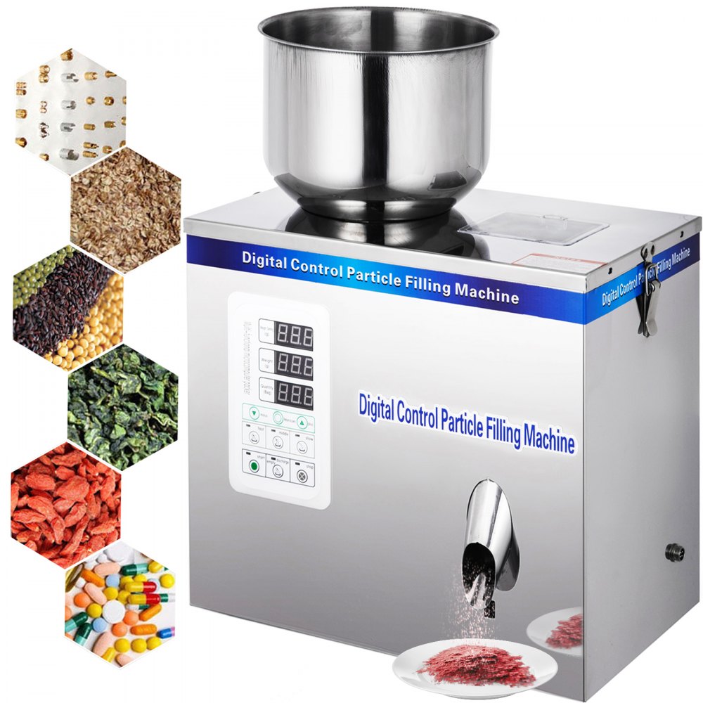 1-25g Particle Powder Subpackage Filling Machine Device Spice Grain Seed 180w