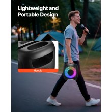 Karaoke Machine for Adults 4 in Portable Bluetooth Speaker 2 Wireless Microphone