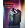 Karaoke Machine for Adults 30W 6.5 in Portable Bluetooth Speaker 2 Wireless Mic