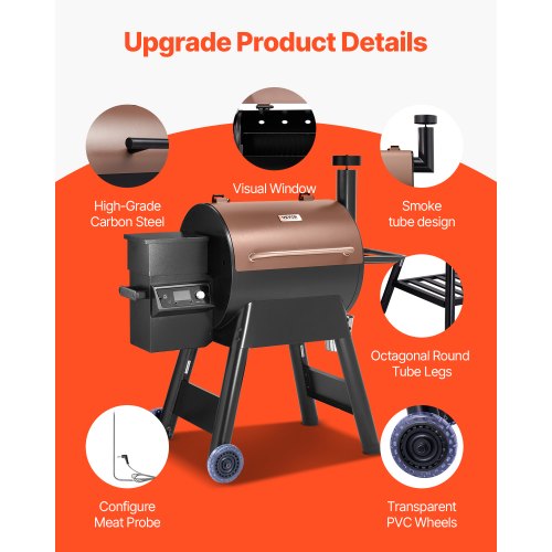 Outdoor Z GRILLS 572 Pellet Grill And Smoker In Stainless