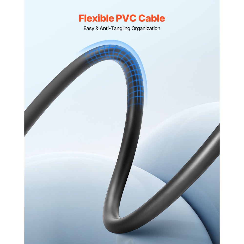 VEVOR XLR Cable 30.48 m, 2 Pack, Shielded Balanced DMX Male to Female Microphone Cables, Gold-Plated 3-Pin XLR Mic Speaker Cord Wire, for Stage Lighting, Microphones, Amplifier, Mixer, Speaker Systems