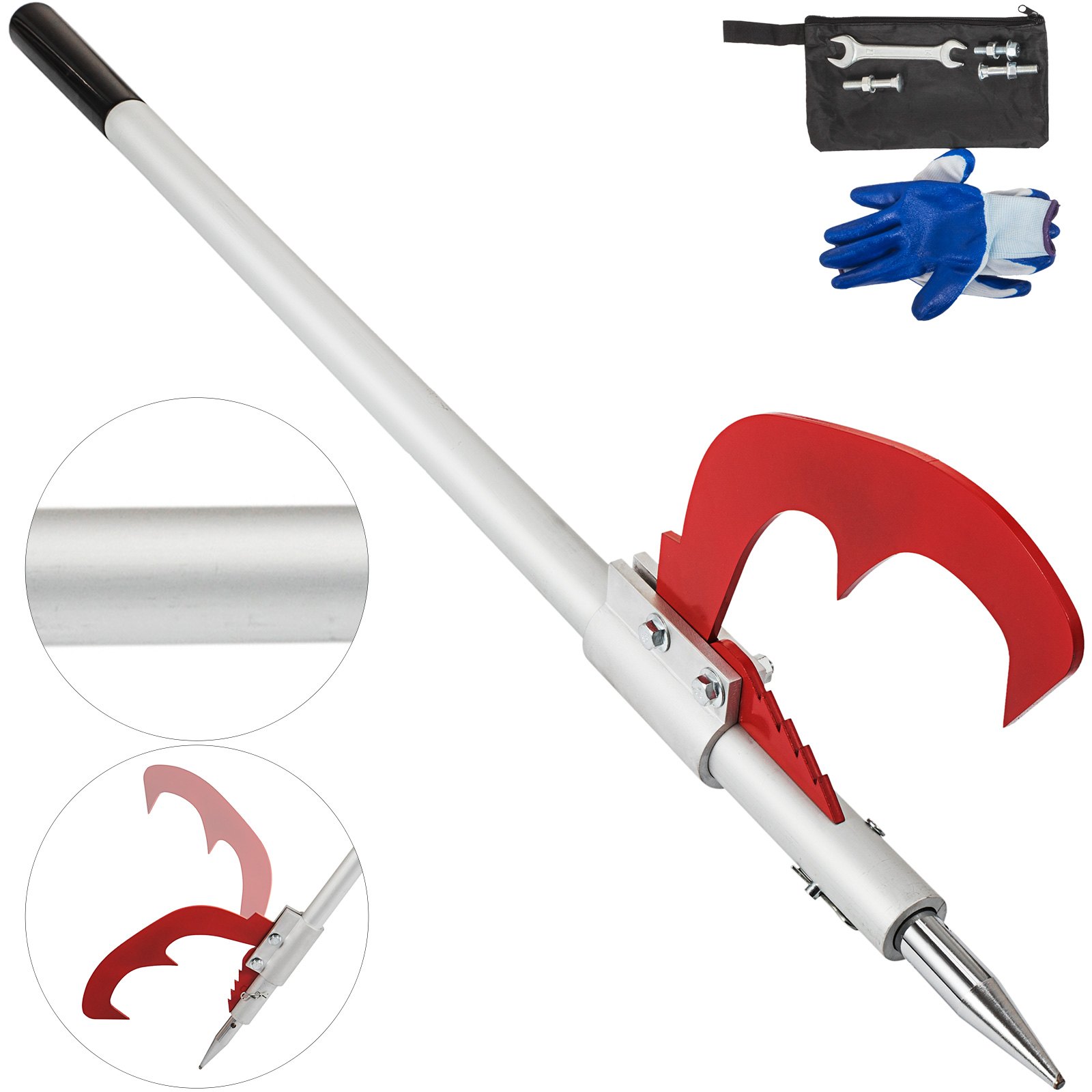 VEVOR 119cm Woodchuck Tools Timberjack Cant Hook Tool Handling Logs Detachable