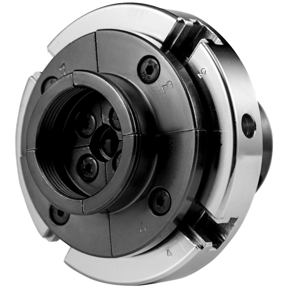 VEVOR Lathe Chuck, 4inch Nova Chuck Self-centering Independent 4 Jaws Mini Wood Bowl Chuck Steel Accessories for Woodworking