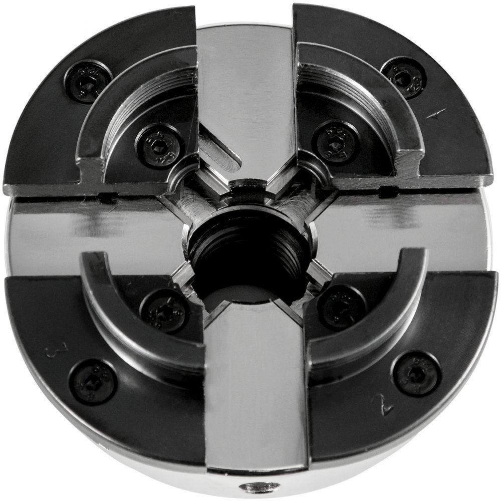 VEVOR Lathe Chuck, 4inch Nova Chuck Self-centering Independent 4 Jaws Mini Wood Bowl Chuck Steel Accessories for Woodworking
