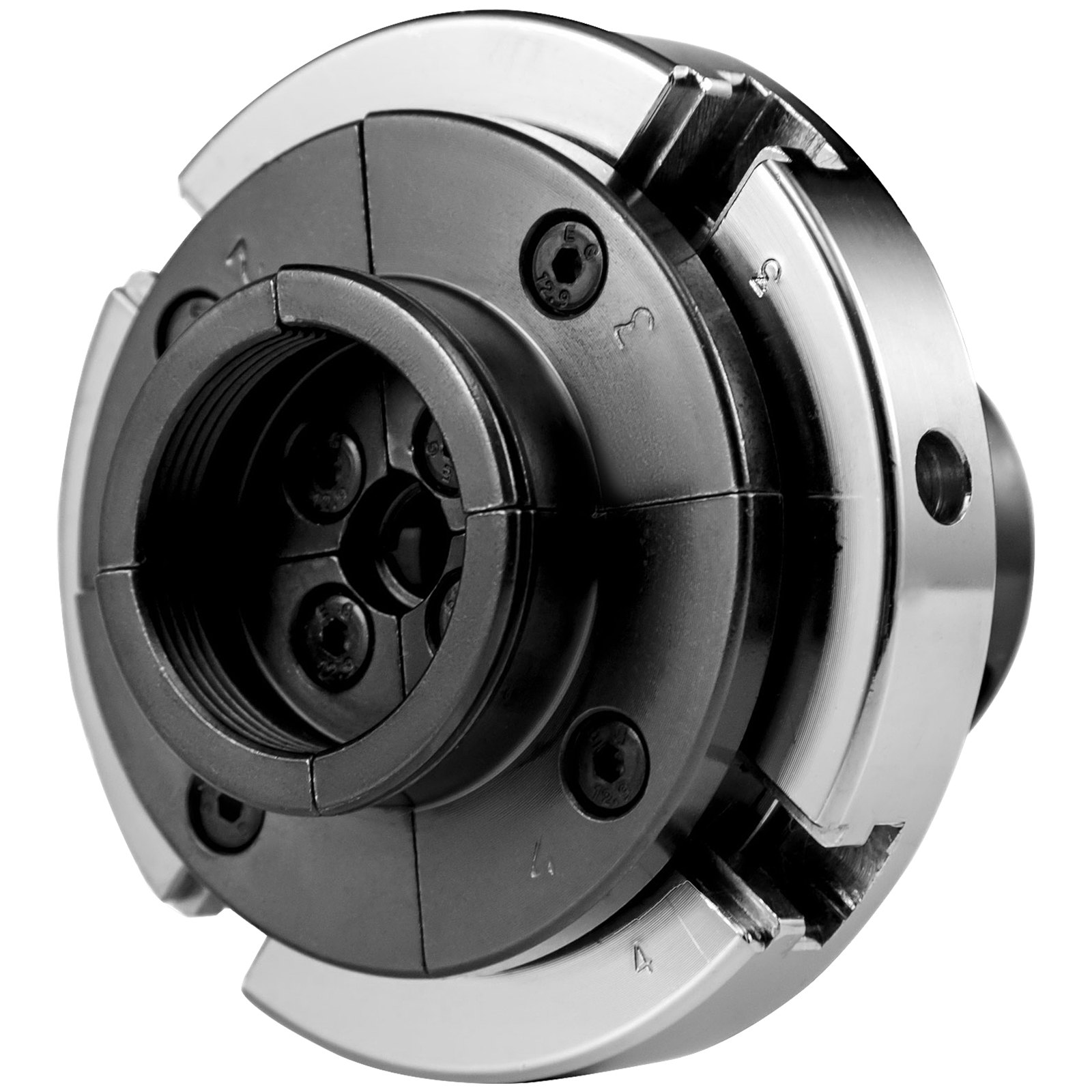 VEVOR Lathe Chuck, 4inch Nova Chuck Self-centering Independent 4 Jaws Mini Wood Bowl Chuck Steel Accessories for Woodworking
