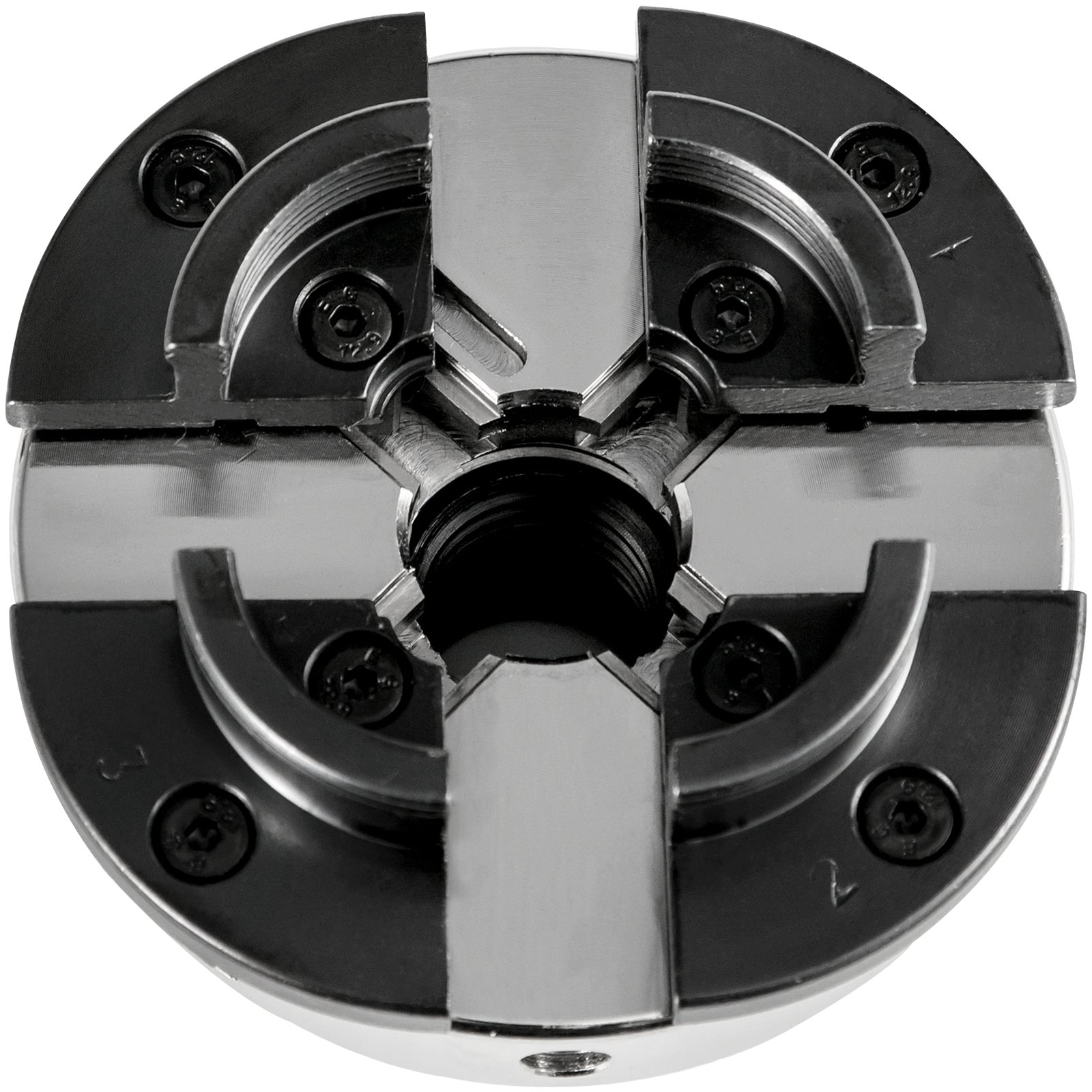 VEVOR Lathe Chuck, 4inch Nova Chuck Self-centering Independent 4 Jaws Mini Wood Bowl Chuck Steel Accessories for Woodworking