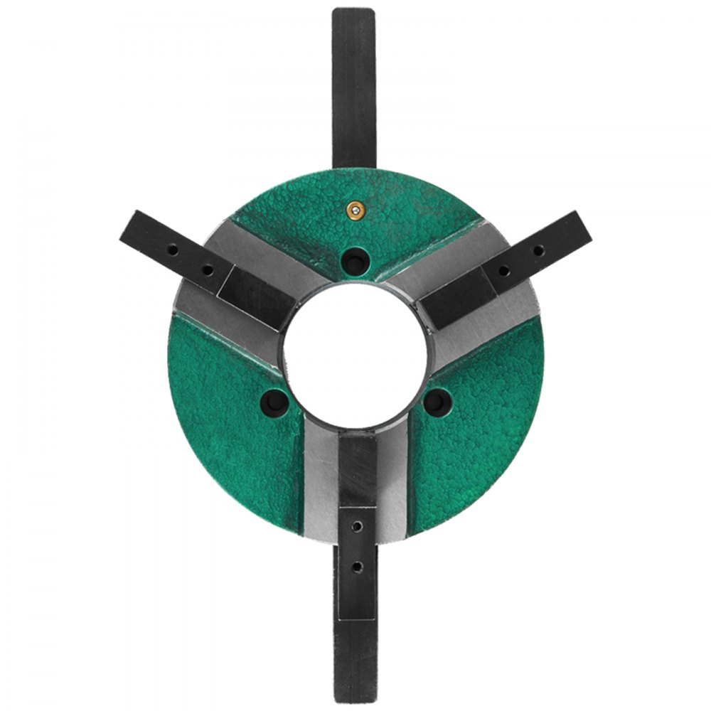 8" 3 Jaw Table Chuck Wp-200 200mm Reversible Milling Cast Iron Self-centering