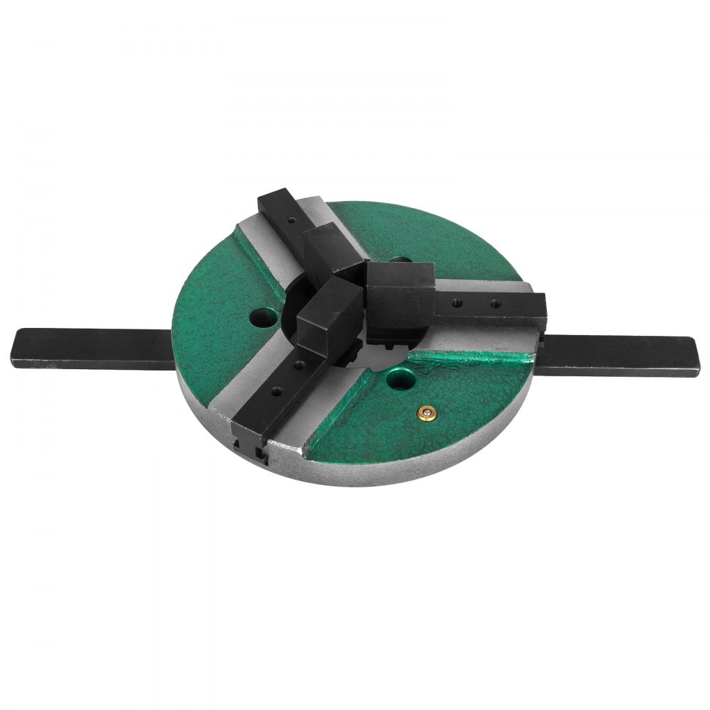 8" 3 Jaw Table Chuck Wp-200 200mm Reversible Milling Cast Iron Self-centering