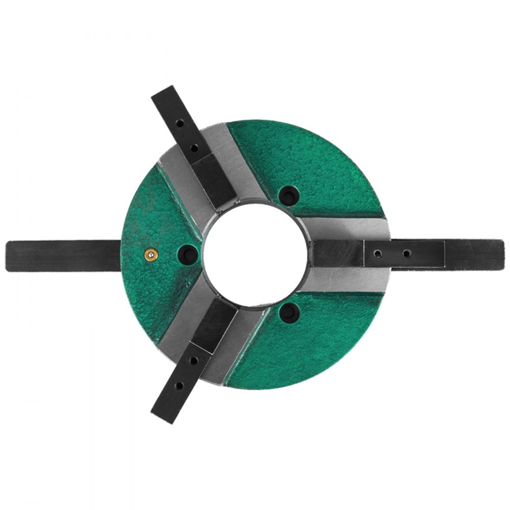 8" 3 Jaw Welding Table Chucks Semi-steel WP-200 200mm Reversible Self-centering