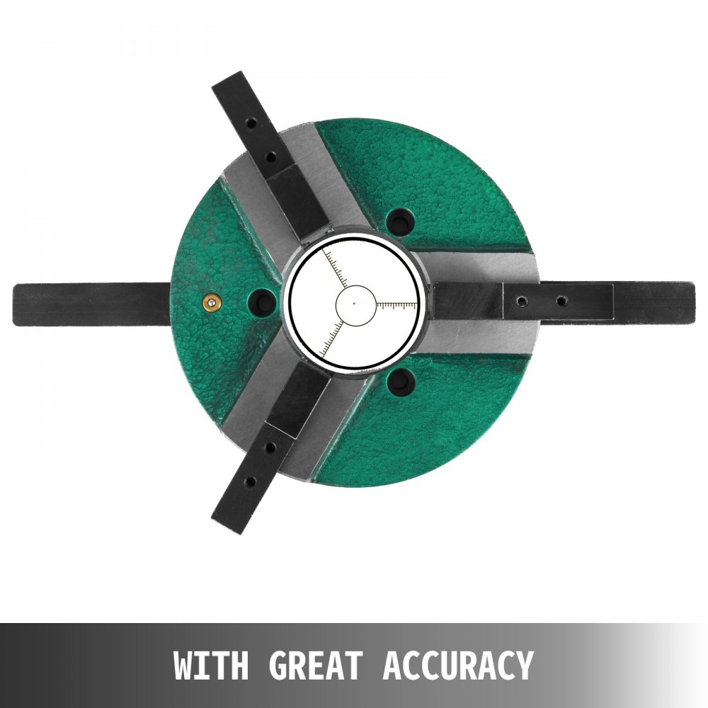 8" 3 Jaw Welding Table Chucks Semi-steel WP-200 200mm Reversible Self-centering