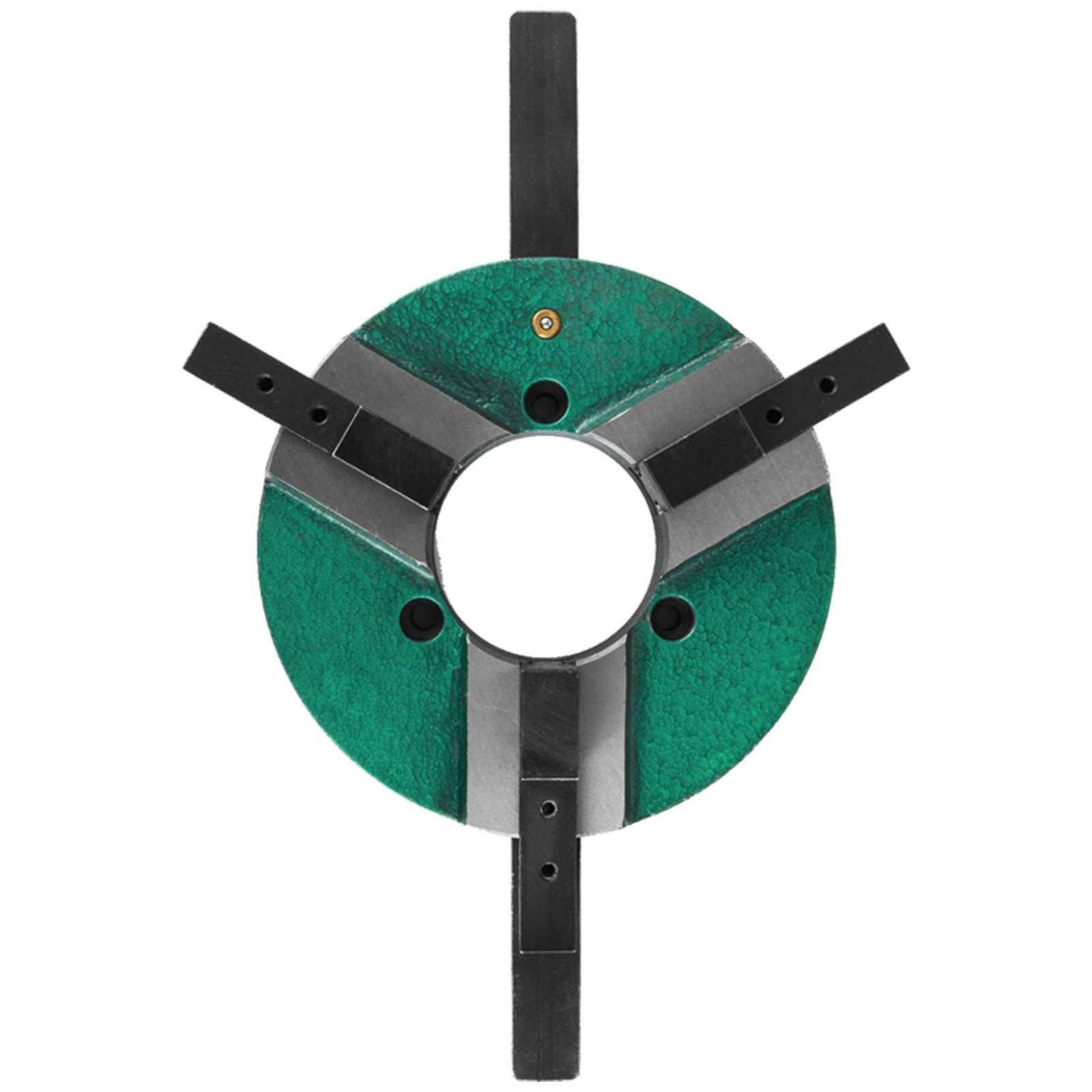 8" 3 Jaw Welding Table Chucks Semi-steel WP-200 200mm Reversible Self-centering