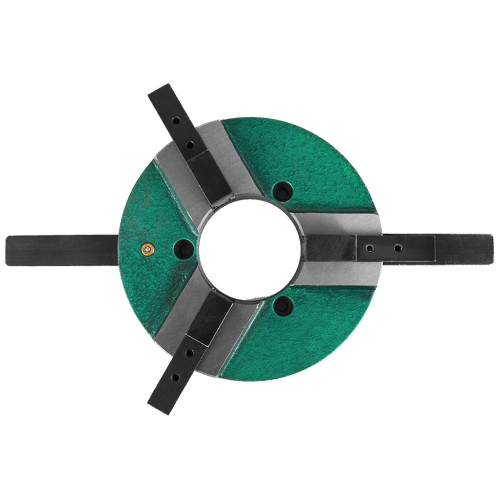 8" 3 Jaw Welding Table Chucks Semi-steel WP-200 200mm Reversible Self-centering