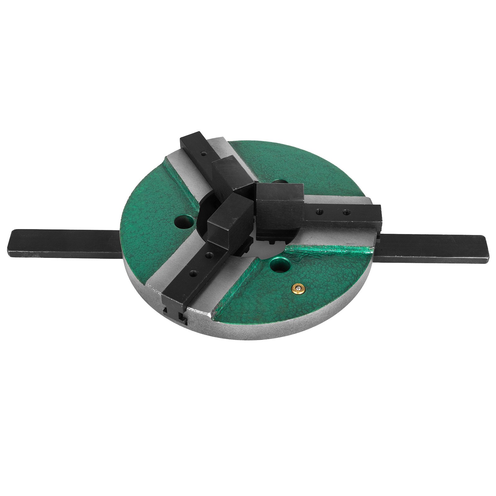 8" 3 Jaw Welding Table Chucks Semi-steel WP-200 200mm Reversible Self-centering