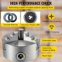 VEVOR K11-125 " 3 Jaw Lathe Chuck Self centering Cast Iron Design External Jaw CNC Chuck Wood Turning Grinding Machine Harden Steel Milling Machine Semi-steel