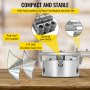 VEVOR Lathe Chuck 8" 3 Jaw Self-Centering Metal Turning CNC w/ Reversible Jaw