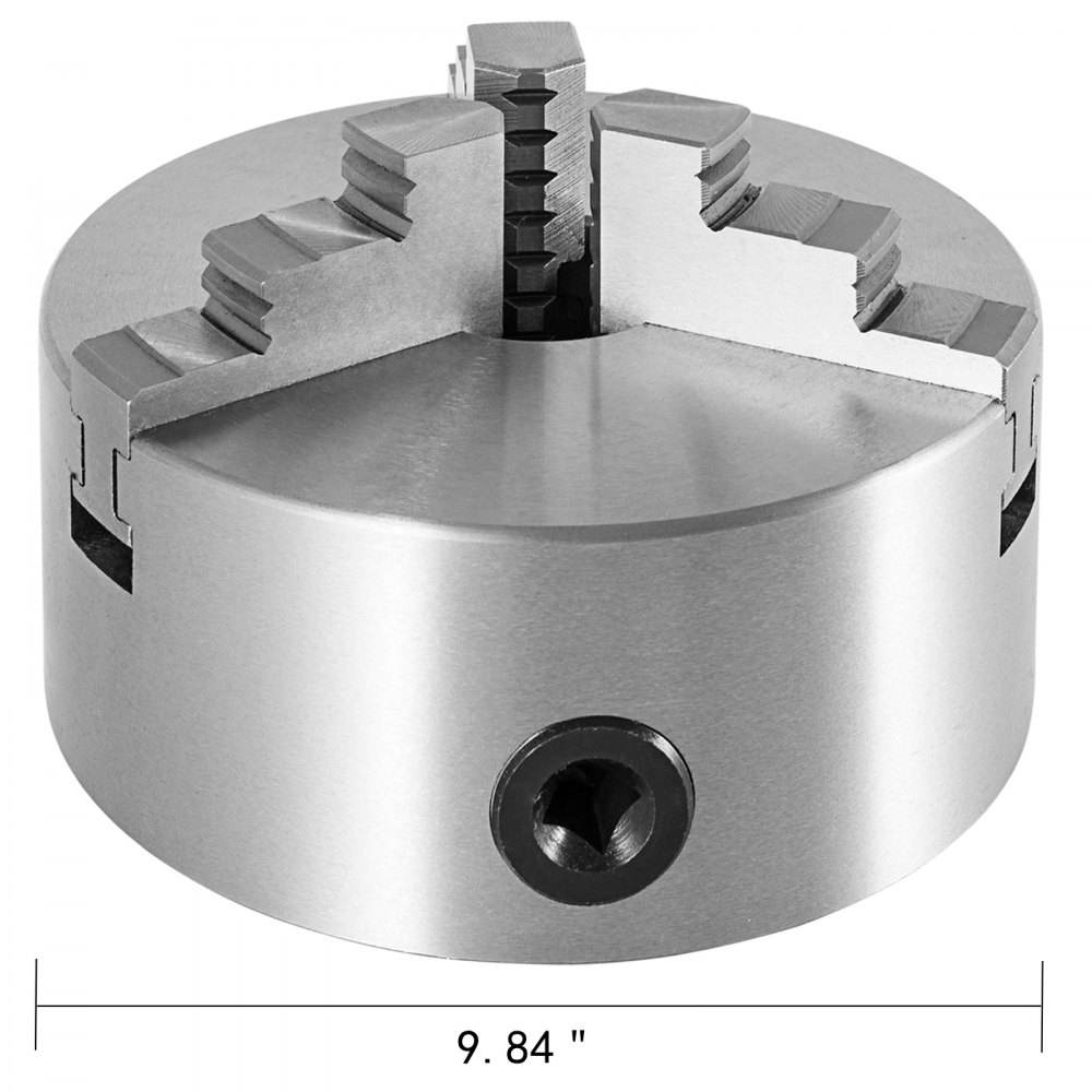 Metal Lathe Chuck 250mm 3 Jaw Self Centering Inside & Outside Jaw K11-250