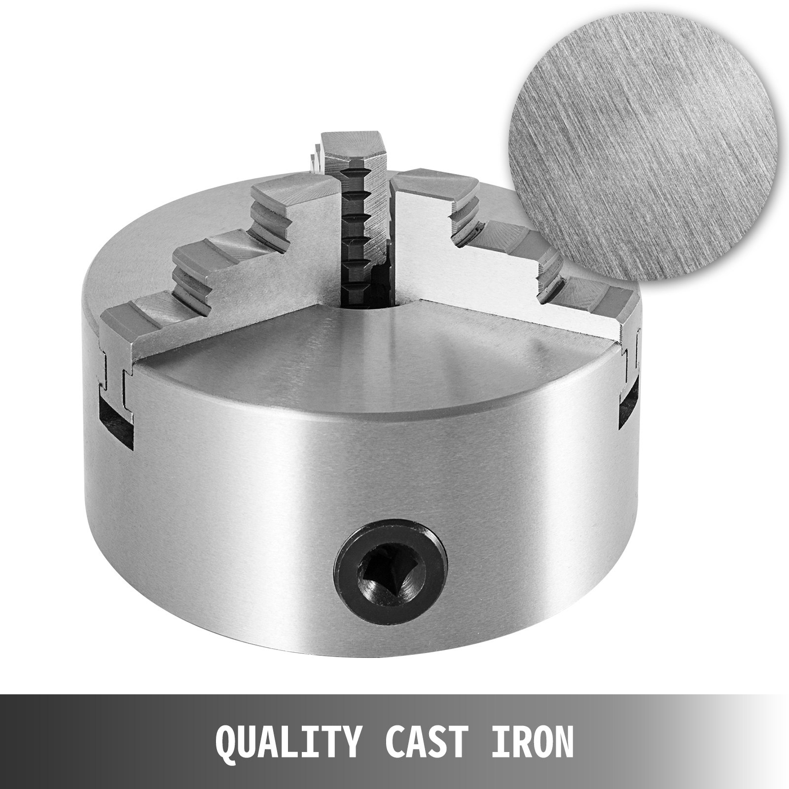 Lathe Chuck K11-80 80mm 3 Jaw Reversible Grinding Machine Jaws Adjustment