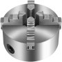 VEVOR lathe chuck with four jaws in a precise metal finish.