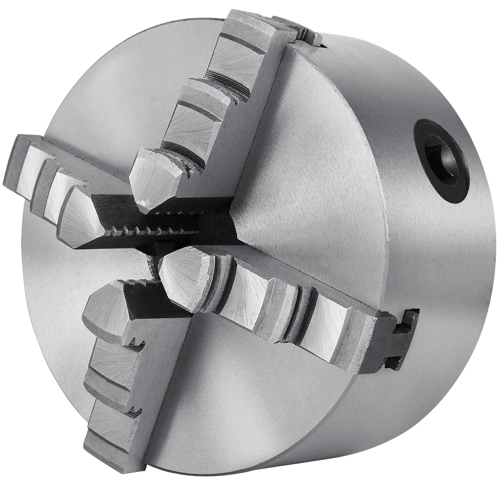 VEVOR Lathe Chuck 5 inch /125 mm 4 Jaws Self Centering & Reversible Jaw K12 Tool
