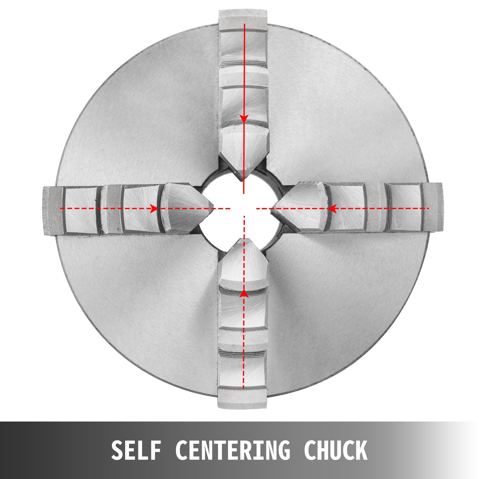K12-80 3" 4 Jaw Lathe Chuck Reversible Jaw Internal Jaw Lathe Chuck CNC GOOD