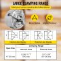 VEVOR K72-100 Lathe Chuck 4 Inch 4-Jaw,Lathe Chuck Independent Reversible Jaw,Metal Lathe Chuck Turning Machine Accessories,for Lathes Machine