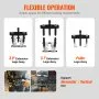 VEVOR 14 Piece Bearing Puller Set, 5 Ton Bearing Separator, Pinion Wheel Bearing Removal Kit with 2" and 3" Jaws, Wheel Hub Axle Puller Set, Heavy Duty Bearing Splitter Tool Kit with Case