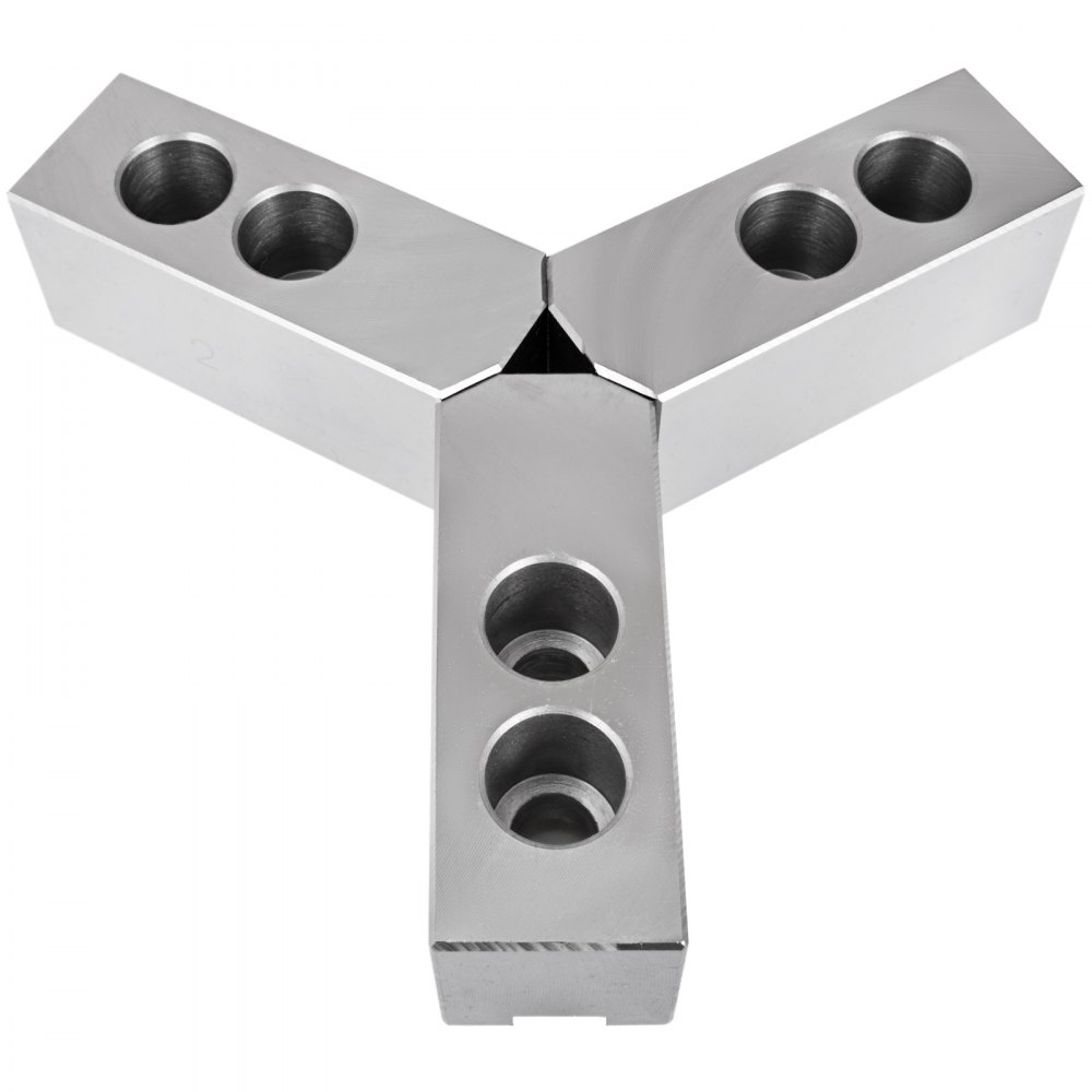 8" Soft Jaws 1.5mm x 60° for Hydraulic Chuck Precision External Jaw Steel