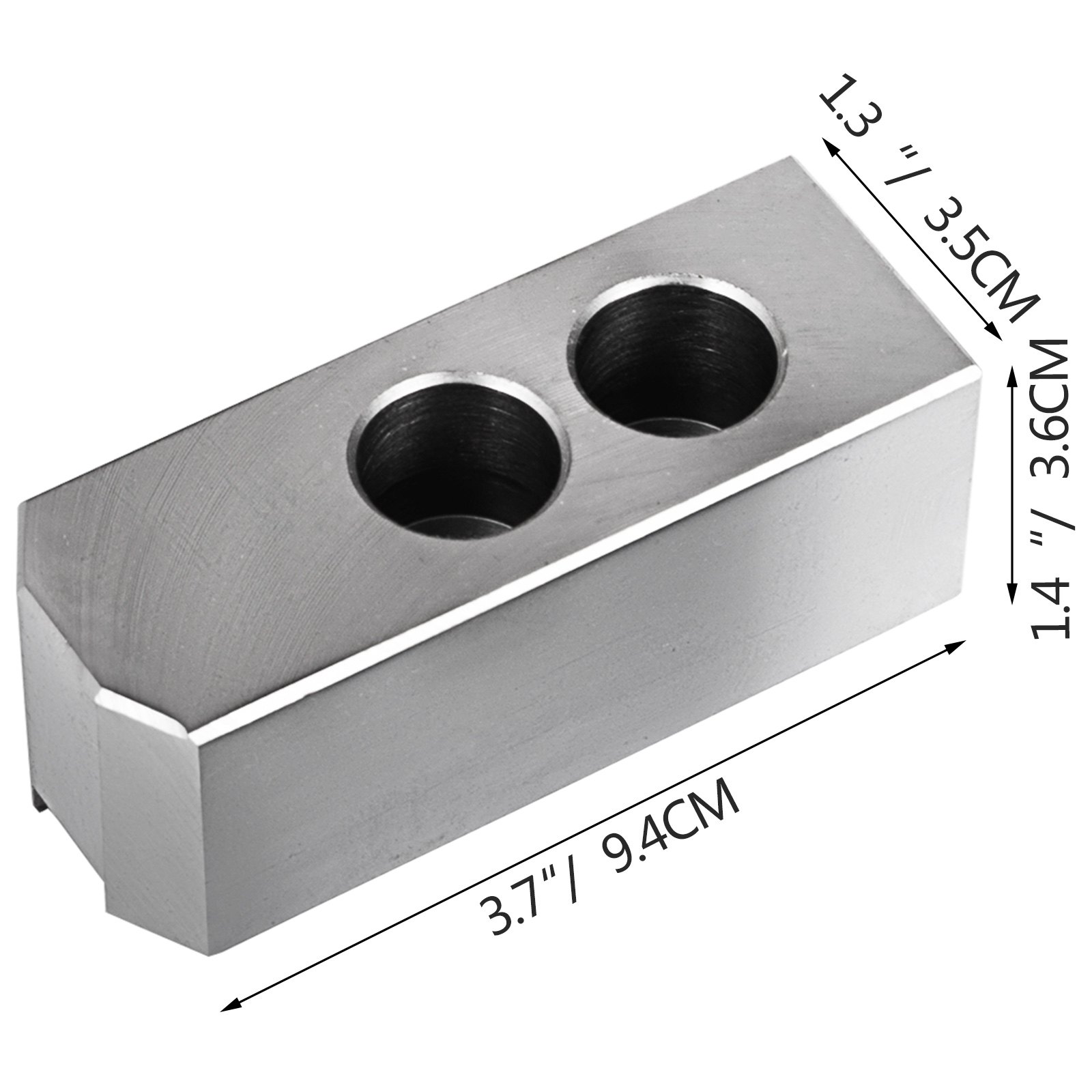 8" Soft Jaws 1.5mm x 60° for Hydraulic Chuck Precision External Jaw Steel