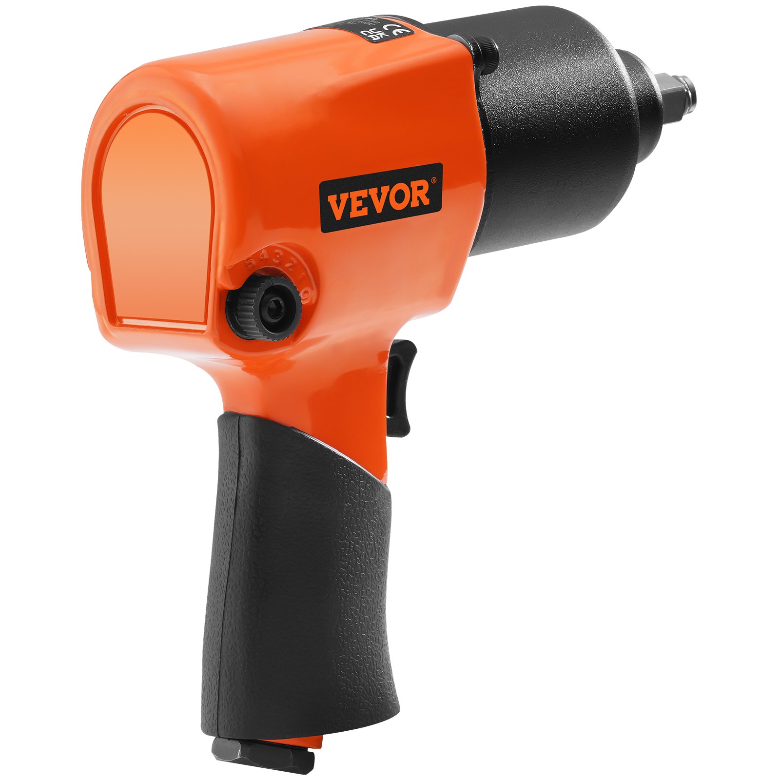 VEVOR Air Impact Wrench, 1/2" Drive Air Impact Gun Up to 880ft-lbs Nut-busting Torque, 7500RPM Lightweight Pneumatic Tool for Auto Repairs and Maintenance