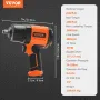 VEVOR 1/2-Inch Air Impact Wrench, High Torque Up to 1400 ft-lbs, Lightweight 4.6 lb Design Pneumatic Impact Gun with 11-PCS 1/2-Inch Drive CR-V Steel Impact Socket Set & Carrying Case