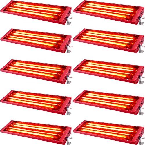 Infrared Paint Curing Lamp Baking Lamp Auto Heating Lamp 2kw 10set Spray Booth