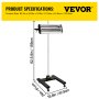 VEVOR Infrared Lamp 1500W Electric Heater 110V Heater Body Suit, Heater Lamp, Inflatable Paint Booth for Far Infrared Radiation Heating, Infrared Heater Lamp 1-15min Drying Time for Drying Equipment