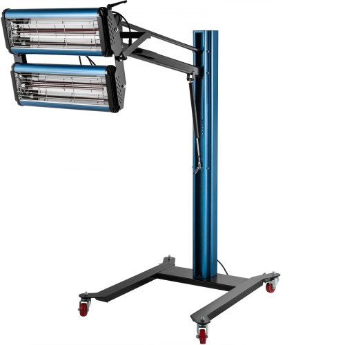 Infrared Paint Dryer Drying Lamp 2000w With 2 Lamps And Digital Display