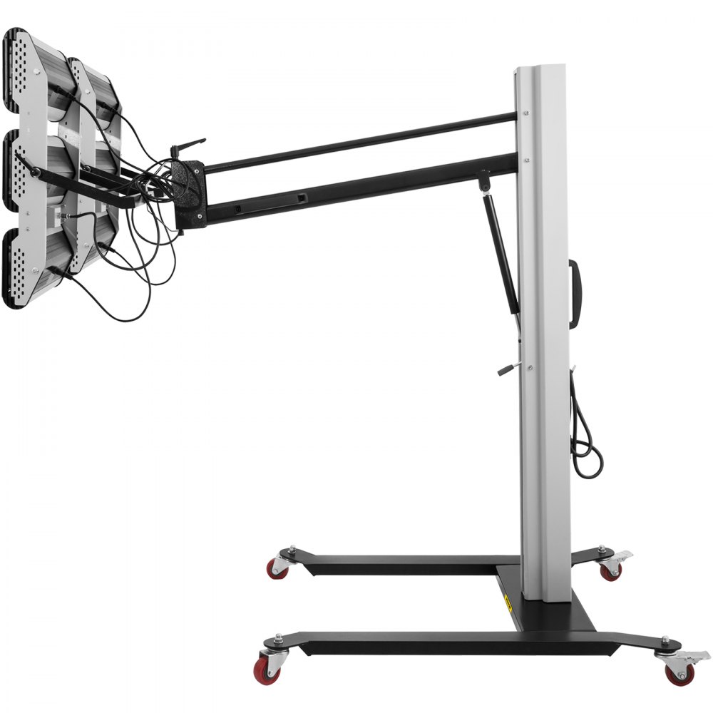 VEVOR 6000W Paint Curing Lamp, Infrared Curing Lamp, 110V Paint Baking Lamp, 60Hz Infrared Curing Light, Auto Body Heat Lamp with LED Display, Paint Curing Dryer Automatic Measurement for Baking Booth