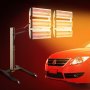 VEVOR Lámpara de curado de pintura de 6000 W, lámpara de curado por infrarrojos, lámpara para hornear pintura de 110 V, luz de curado por infrarrojos de 60 Hz, lámpara de calor para el cuerpo automático con pantalla LED, secador de curado de pintura, medición automática para cabina de horneado