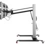 VEVOR Lámpara de curado de pintura de 6000 W, lámpara de curado por infrarrojos, lámpara para hornear pintura de 110 V, luz de curado por infrarrojos de 60 Hz, lámpara de calor para el cuerpo automático con pantalla LED, secador de curado de pintura, medición automática para cabina de horneado