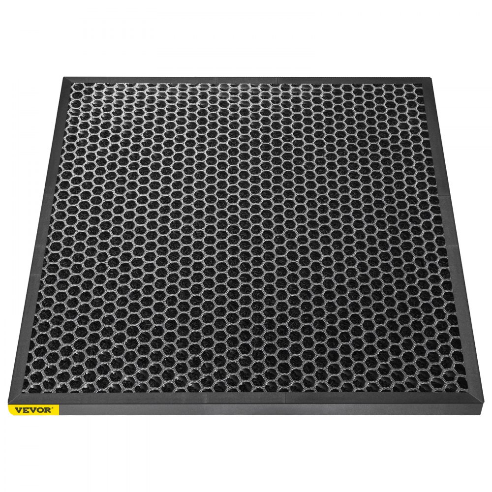 VEVOR HEPA Replacement Filter, 4pcs Active Carbon Air Filter, 16''x16'' Filter, High-Efficient Air Filter Replacement Set with Metal Mesh Cover