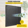 VEVOR HEPA Replacement Filter, 4pcs Active Carbon Air Filter, 16''x16'' Filter, High-Efficient Air Filter Replacement Set with Metal Mesh Cover