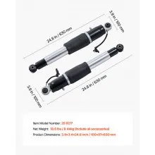Rear Air Shock Absorber Strut 2 PCS Compatible with Cadillac Chevrolet GMC Yukon