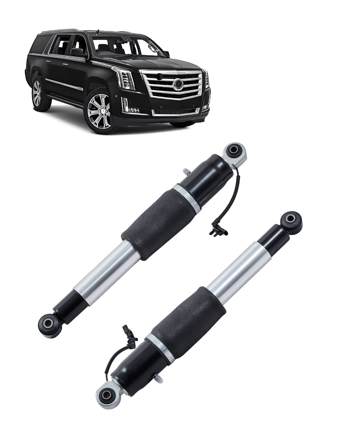 VEVOR Rear Air Shock Absorber Strut, 2 PCS, Compatible with Cadillac Escalade, Chevrolet Suburban/ Tahoe, GMC Yukon/Yukon XL, Replacement for 22283446 22278958 580-1106 5801068 5801106 23151122