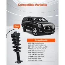 Front Air Shock Absorber Strut 2PCS Compatible with Cadillac Chevrolet GMC Yukon